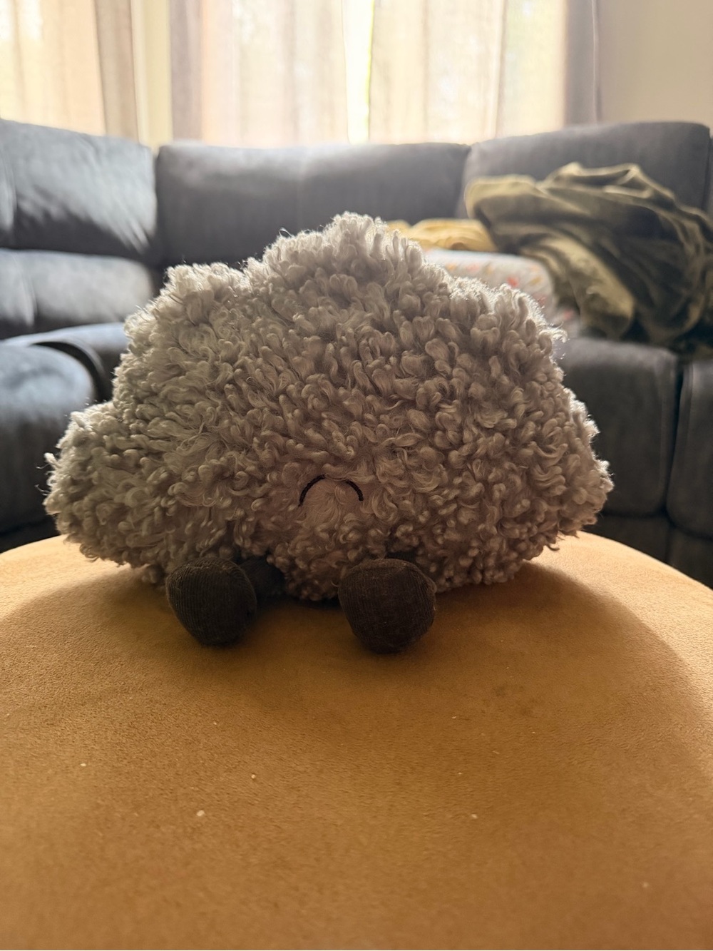 Jellycat Curly Gray Cloud Plush
